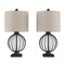 Hastings Home Hastings Home Iron Sphere Cage Lamp Set, Black 714696HSA - alternate 3
